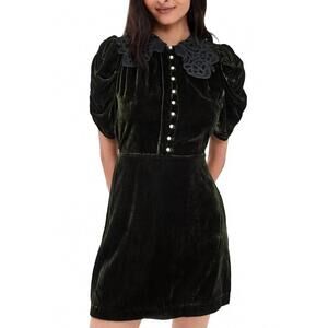 NEW SEA norabelle mini dress in olive